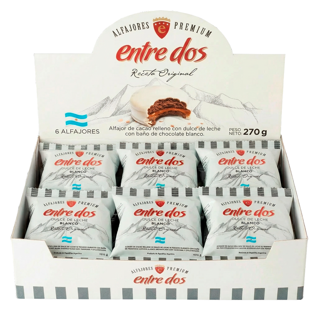 Alfajor Blanco 6 Unidades